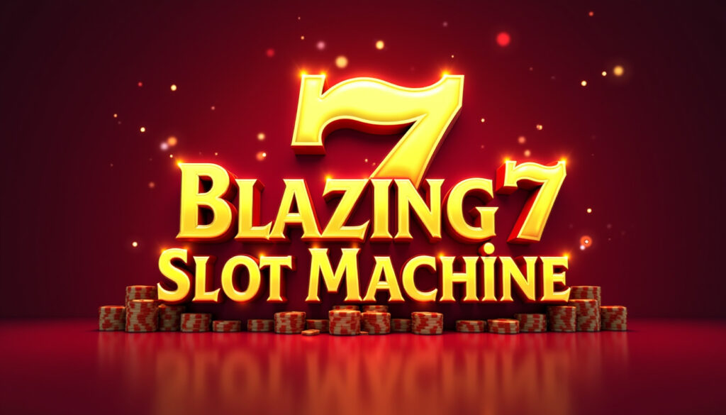 Blazing 7 Slot Machine