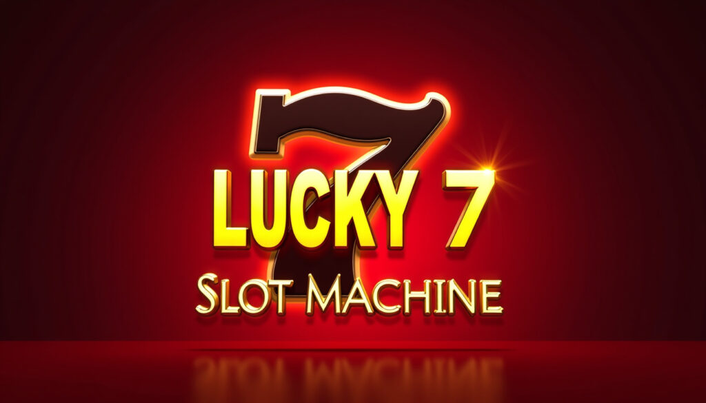 Lucky 7 Slot Machine