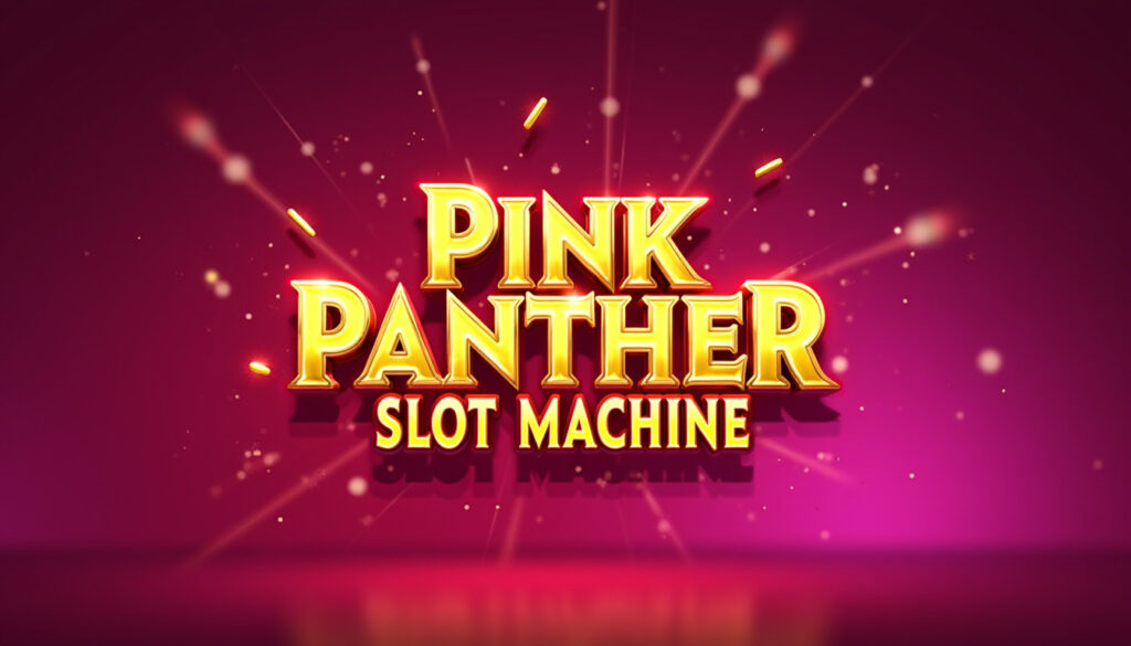 Pink Panther Slot Machine