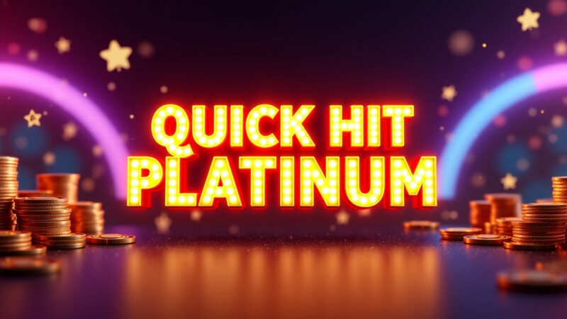 Quick Hit Platinum Slot Machine