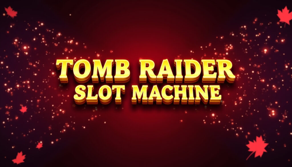 Tomb Raider Slot Machine
