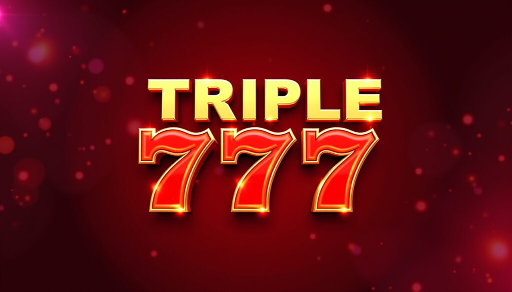 Triple Red Hot 777 Slot Machine