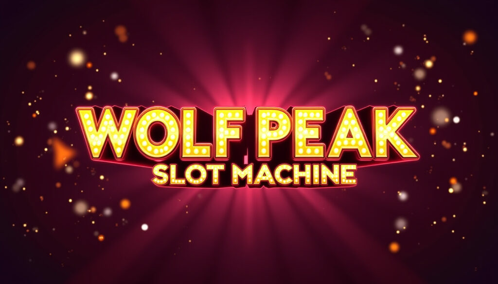 Wolf Peak Slot Machine